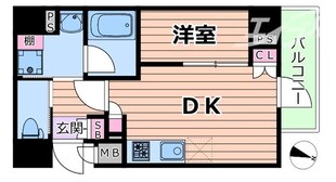 ソルテラス阿波座ウィズの物件間取画像